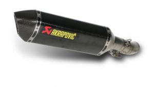 AKRAPOVIC -TERMINALE OMOLOGATO ESAGONALE FODERA CARBONIO